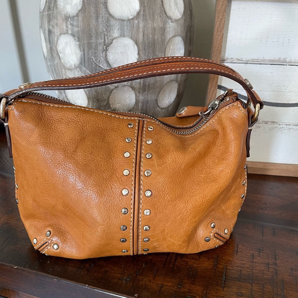 Michael Kors - silver studded vintage bag.
